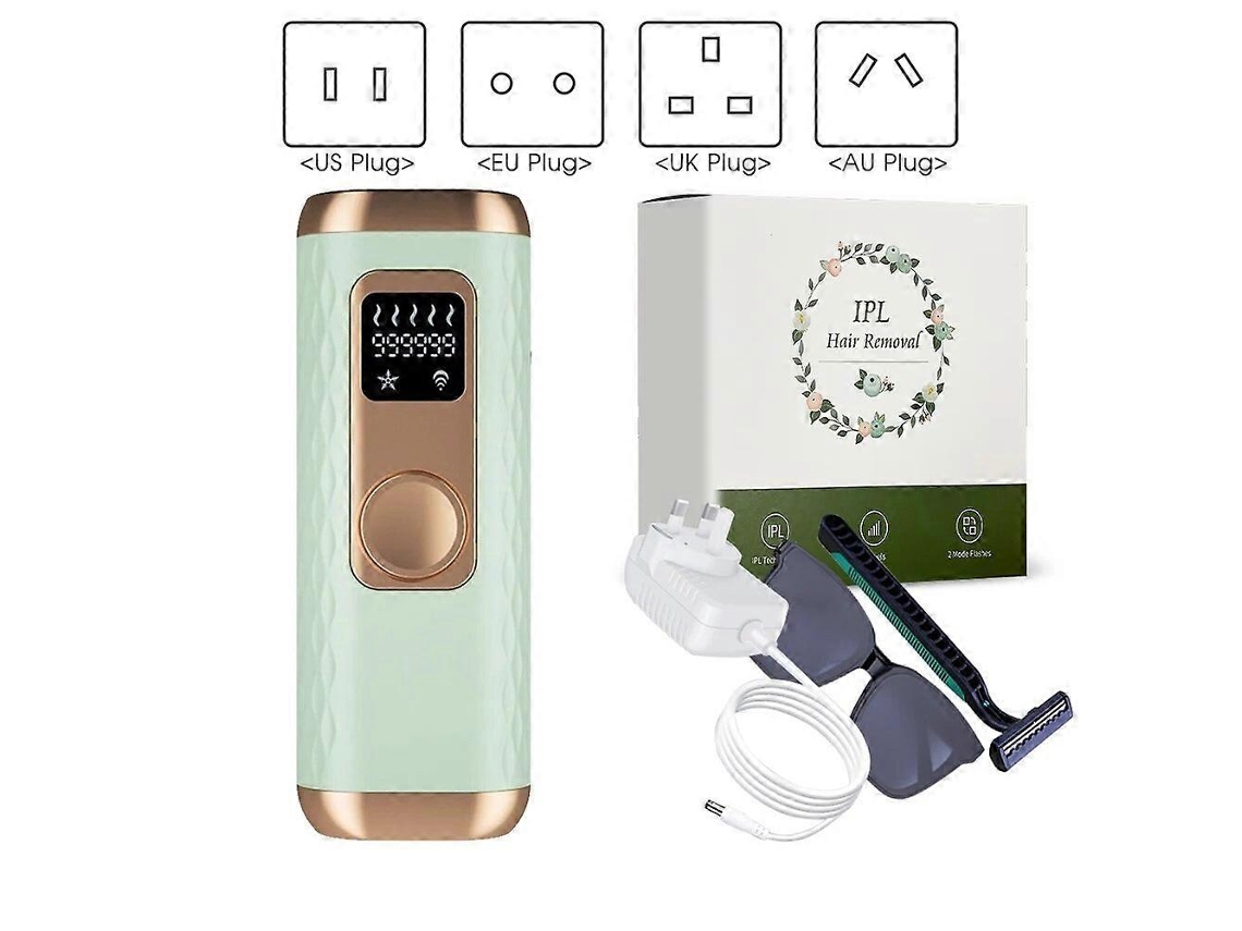 Dispositivo de depilación láser pulsado Zs 999.999 con pantalla LCD para todo el cuerpo, dispositivo de depilación eléctrica indolora, Nostalgia88