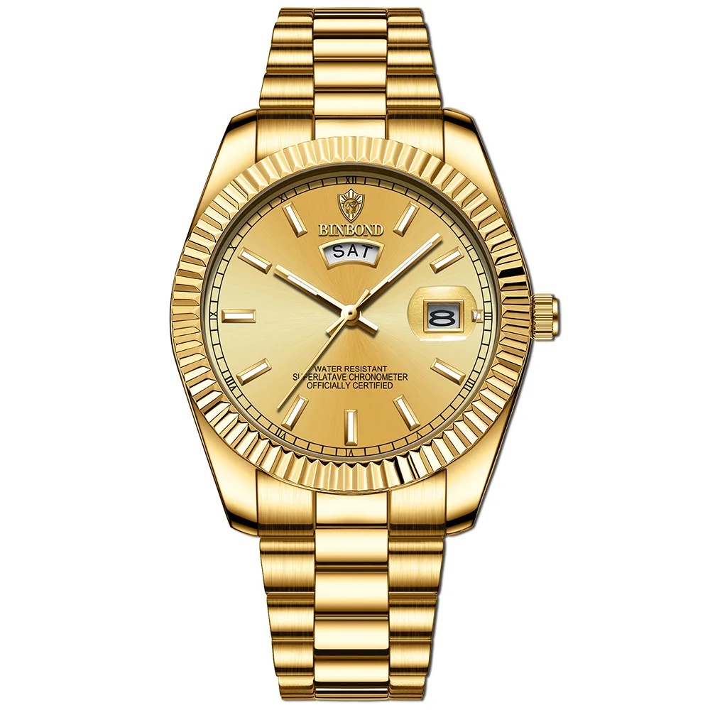 Reloj deportivo de pulsera MDUG para hombre con fecha, día y resistencia al agua.