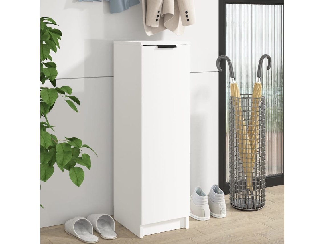 Zapatero Organizador Blanca de Derivados de Madera 30X35X100 Cm