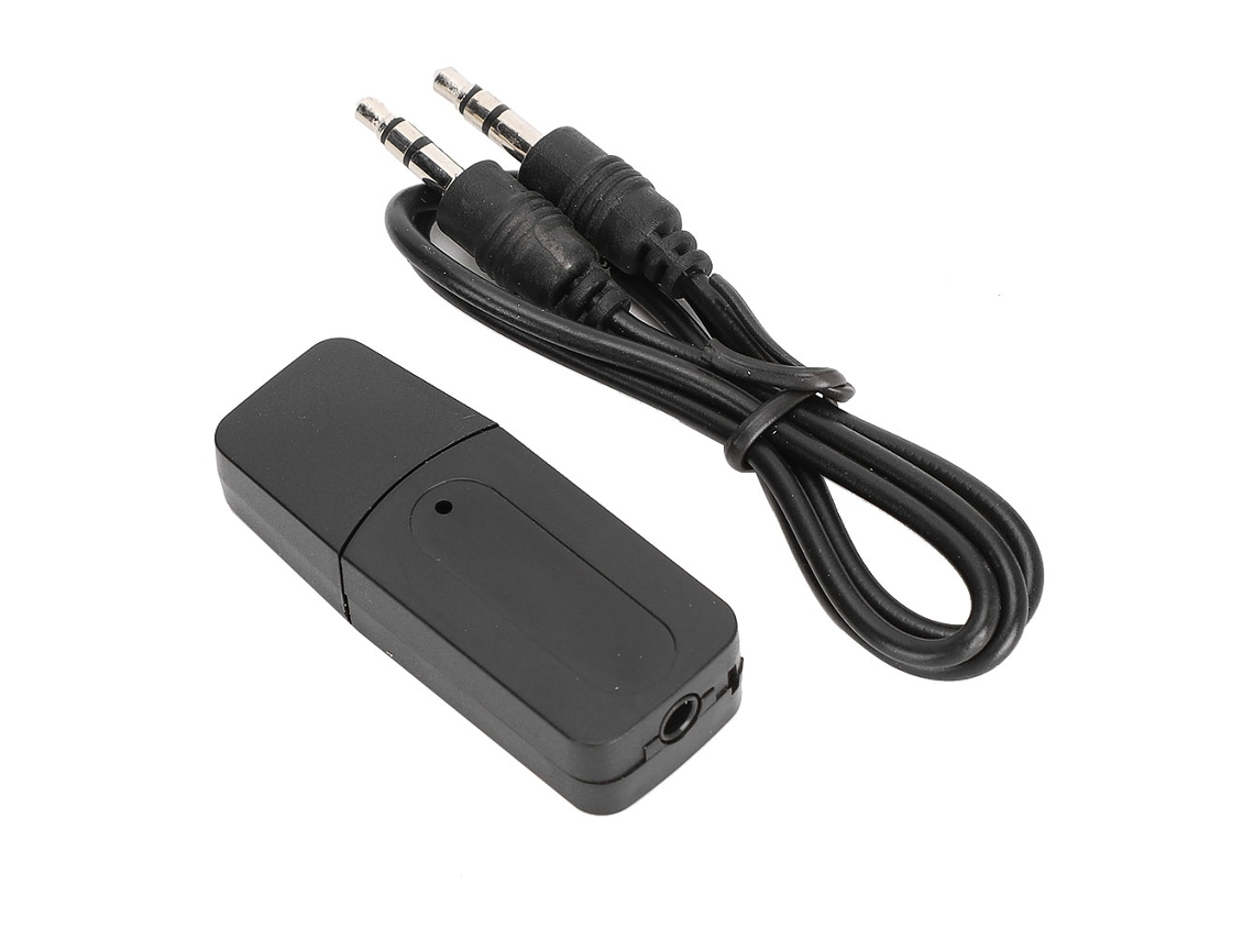 Adaptador Receptor Bluetooth Inalámbrico A2dp 2.1 Con Audio Usb De 3,5 Mm Y 5 V Para Coche.