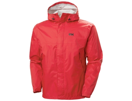 Abrigo Impermeable para Hombre HELLY HANSEN (S - Poliamida - Rojo)