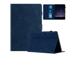 Funda de piel con estampado de panal y ranura para tarjetas para Amazon Fire HD 8 (2020), color azul (2022)
