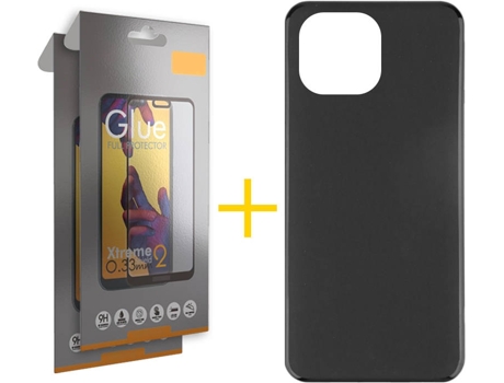 Kit Funda + 2 Protectores de Pantalla Apple iPhone 13 Pro Max SKYHE Liso Negro