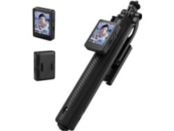 Cámara Para Selfies En La Pantalla Trasera Y Palo Selfie Giratorio De 360° De 1,7 M Para Influencers.