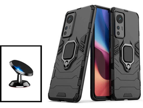 Kit Carcasa + Soporte Xiaomi 12 Pro GIFT4ME Negro
