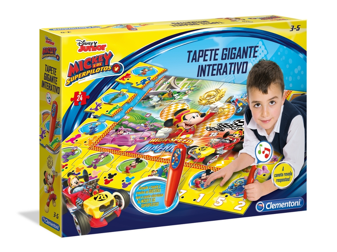Alfombra interactiva gigante Mickey Mouse de Clementoni