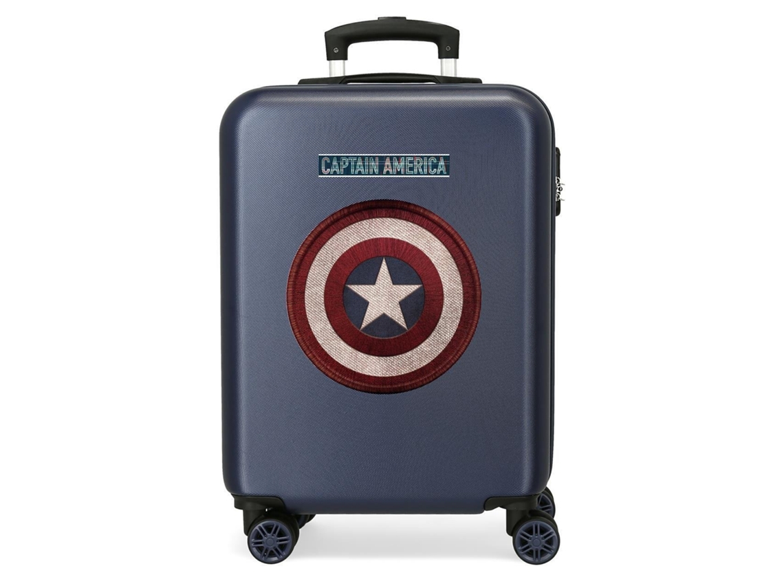Maleta de Cabina MARVEL Captain America Azul (38x55x20cm - 34 L)