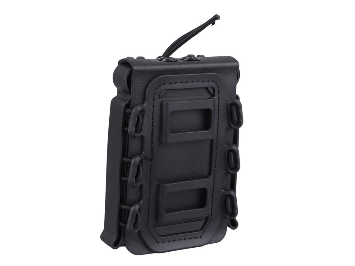 Estuche Universal De Plástico Negro Para Revólver De Tiro, Compatible Con Munición De 5,56 Mm Y 7,62 Mm, Para Tiro Al Aire Libre.