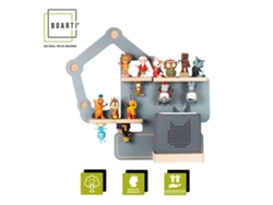 Excavadora De Estante De Madera Para Niños Toniebox Tonies Boarti