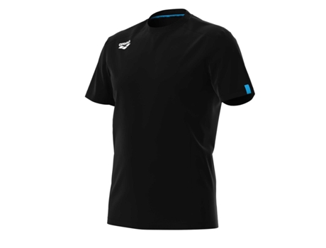 Camiseta Unisex para Natación ARENA Team Panel Negro (S)