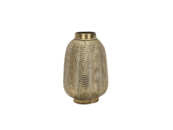 Lámpara De Mesa Trikala Cuero Envejecido 1xe27 (39xø25x25cm)