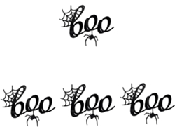 Pegatinas Autoadhesivas De Pared Con Diseño De Araña Para Decoración De Espejo De Halloween (4 Piezas)