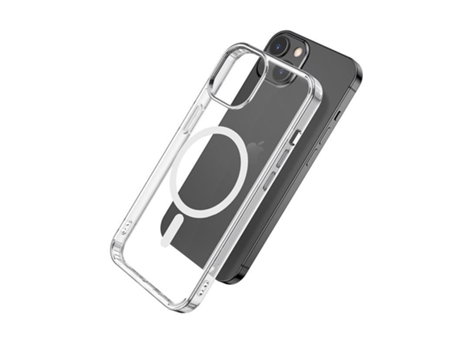 Funda para iPhone 13 Mini ESTUFF Piel Sintética Transparente