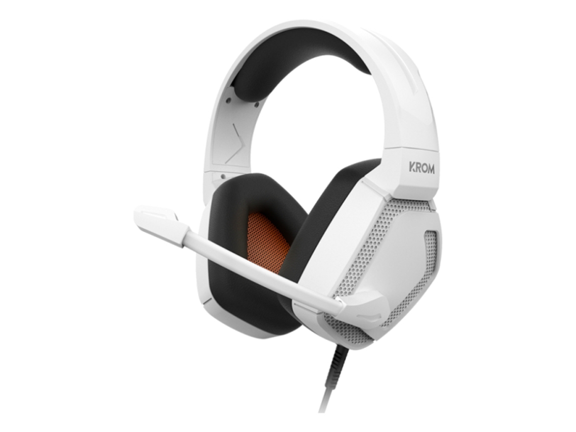 Auriculares Gaming Krom Kopa NOX Blanco