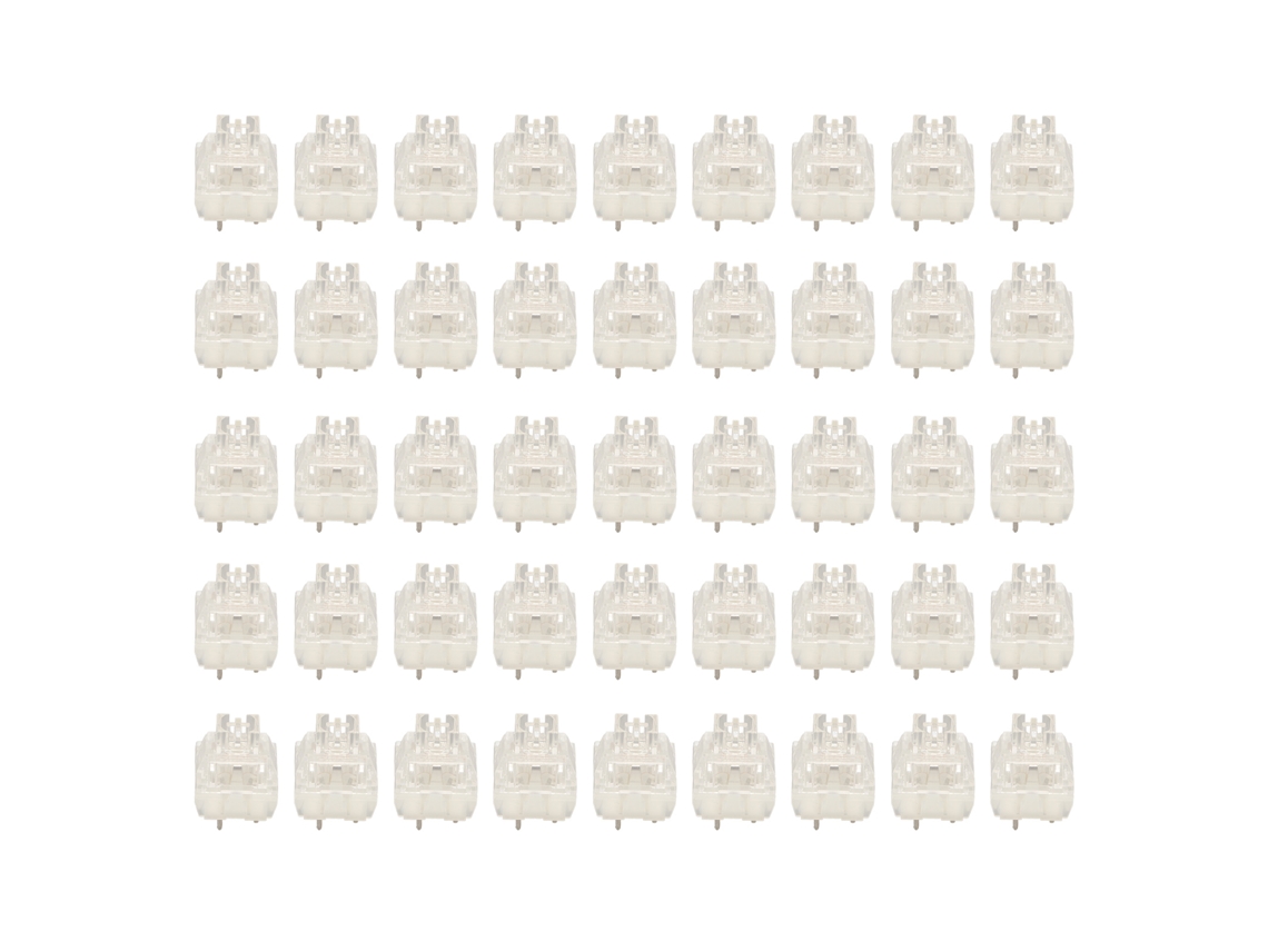 45pcs Interruptores Mecânicos Lineares Com Iluminação De Fundo À Prova D'água Para Teclado Diy Hot Swappable
