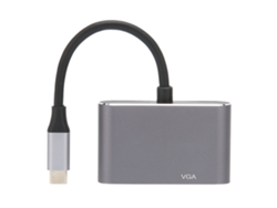 Adaptador Tipo C Para Hd Multimedia Interface Vga Conversor 4k Cavo Para Macbook Pro Chromebook Dell Xps13