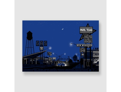 Póster KUBBICK Paris, TexasMagic Night