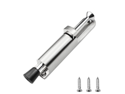 Parafuso Para Porta Com Mola Carregada De Metal Operado Com O Pé Para Manter A Porta Estável Com Parafusos