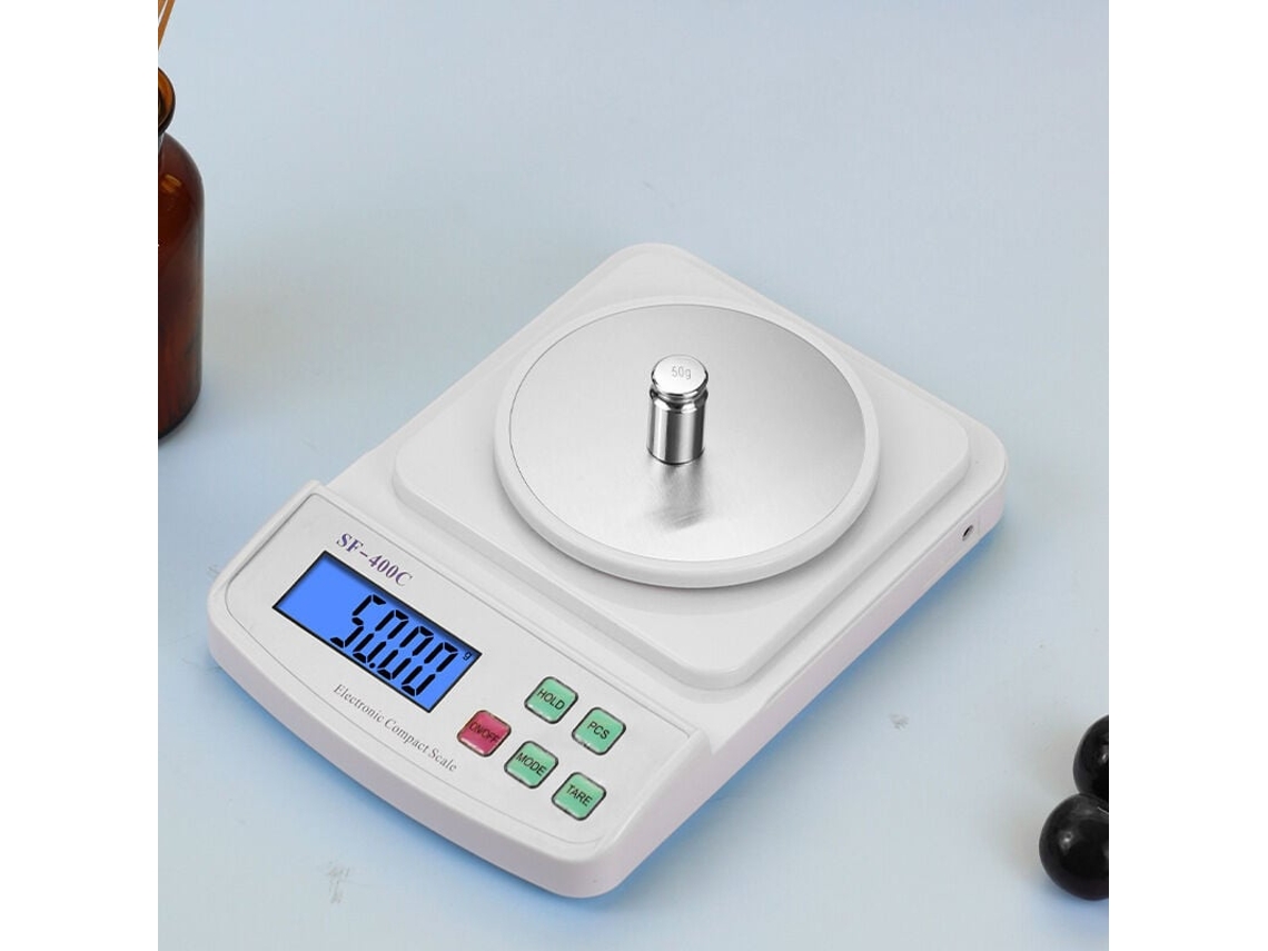 Báscula electrónica de precisión, báscula de laboratorio digital de diseño compacto para uso científico con respuesta rápida, sensor de alta sensibilidad, Ba