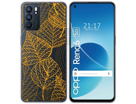Carcasa Oppo Reno 6 5G TUMUNDOSMARTPHONE Dibujos Transparente Multicolor