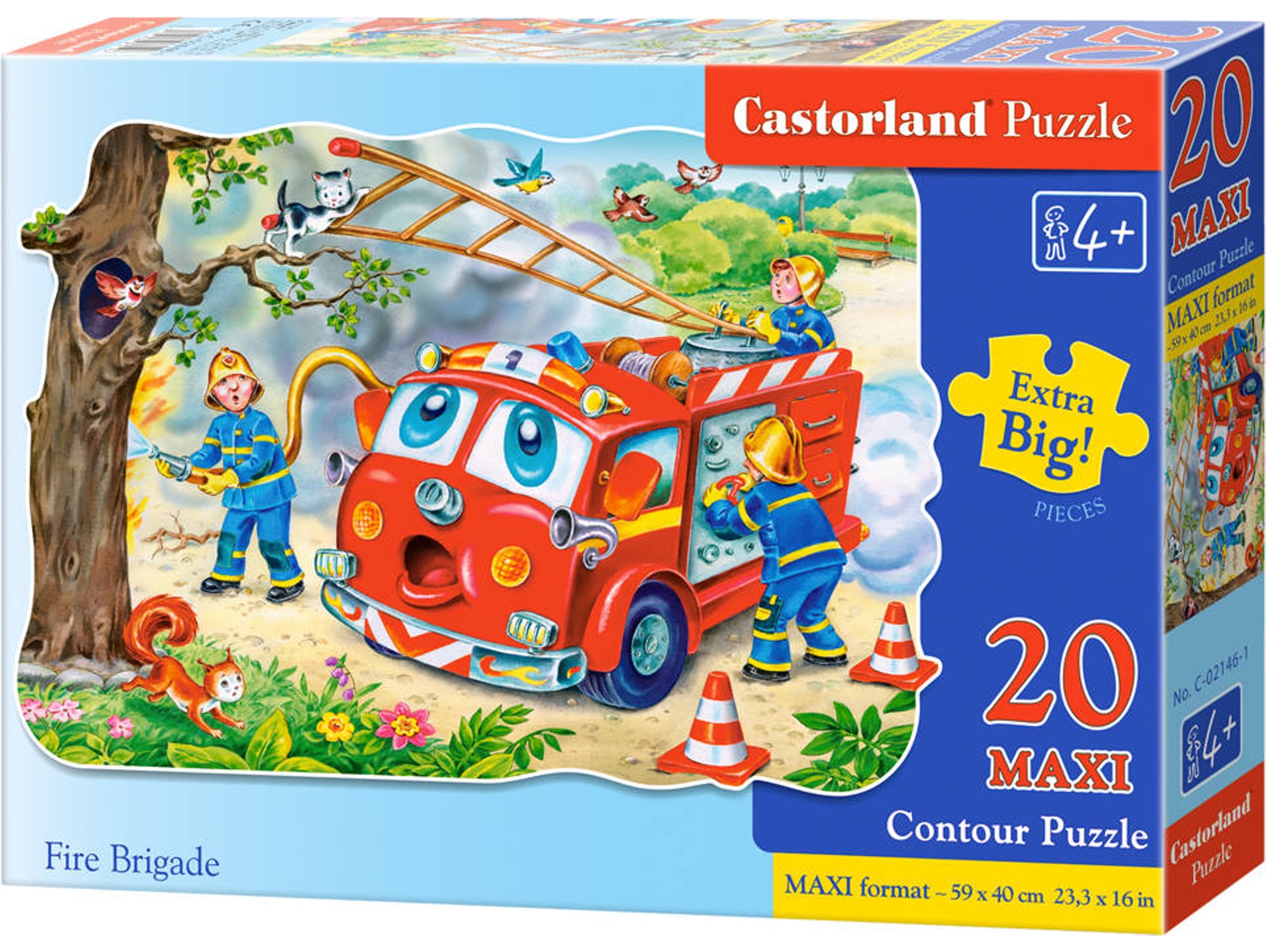 Puzzle CASTORLAND Fire Brigade (20 Piezas)
