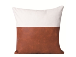 Rebe-funda De Almohada Decorativa De Granja, 2 Unidades, Rayas De Cuero Falso, 45x45cm, Para Sofá, Hogar Moderno