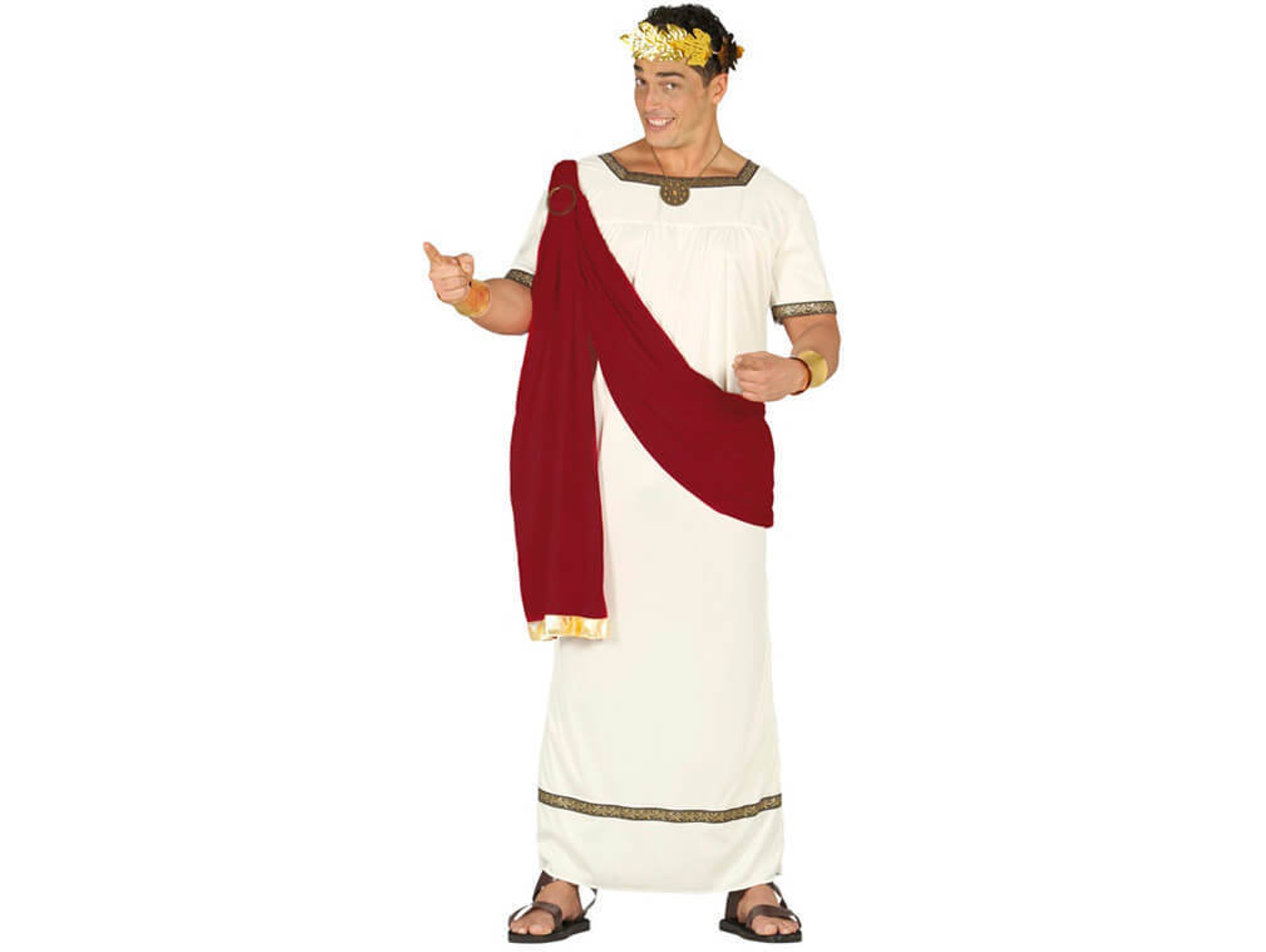 Disfraz de Hombre DISFRAZZES Emperador Romano Augusto (Talla: XL)