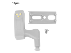 Ycy-luz Led Nocturna Batería Bisagra Puerta Armario Gabinete Alacena Armario (10pcs)
