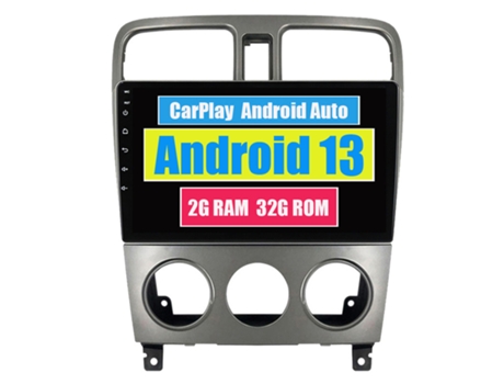 Autoradio Multimedia ROVERONE para Subaru Forester SG 2002 - 2008 CarPlay Android Coche Radio Bluetooth Navegación