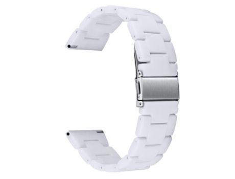 Correa de acero inoxidable con hebilla para Samsung Galaxy Watch4 Classic 42mm/46mm - blanco