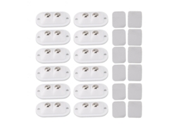 12 Mini Ruedas Giratorias Autoadhesivas De 360° Con Acero Inoxidable Para Muebles Y Electrodomésticos