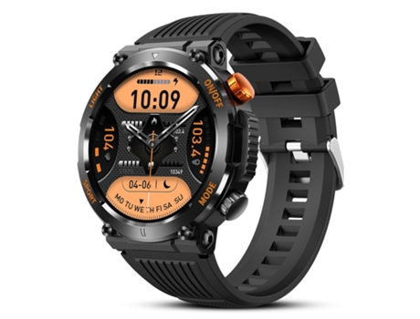 Smartwatch para Hombres Reloj Deportivo con Responder/Hacer Llamadas, Monitor de frecuencia cardíaca durante el sueño, Contador de Pasos, CHRONUS