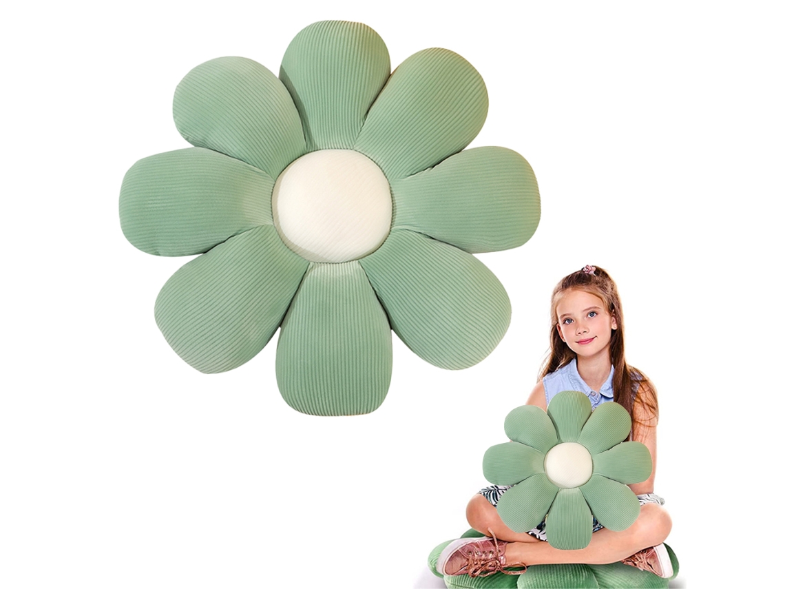 Cojín Decorativo Con Estampado De Margaritas, Para Oficina