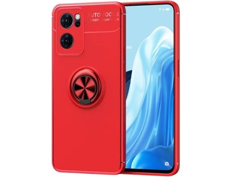 Funda Oppo Reno 7 5G HFS-HOUSE Finger (Rojo)