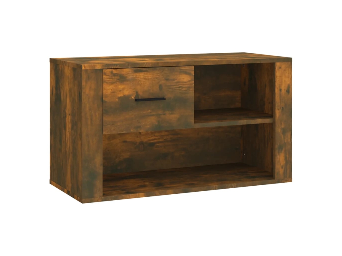Zapatero 80x35x45 cm Derivados de Madera de Roble Ahumado MAISON EXCLUSIVE