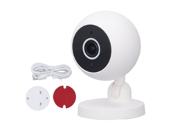Cámara De Seguridad Inteligente Inalámbrica Abs Fhd Con Infrarrojo Para Hogar, Oficina Y Hotel