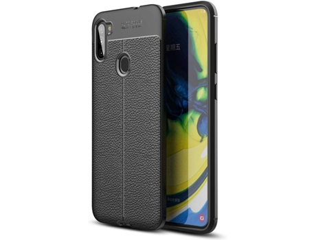 Funda para Samsung Galaxy M11 PHONESHIELD Rugged Leather Negro
