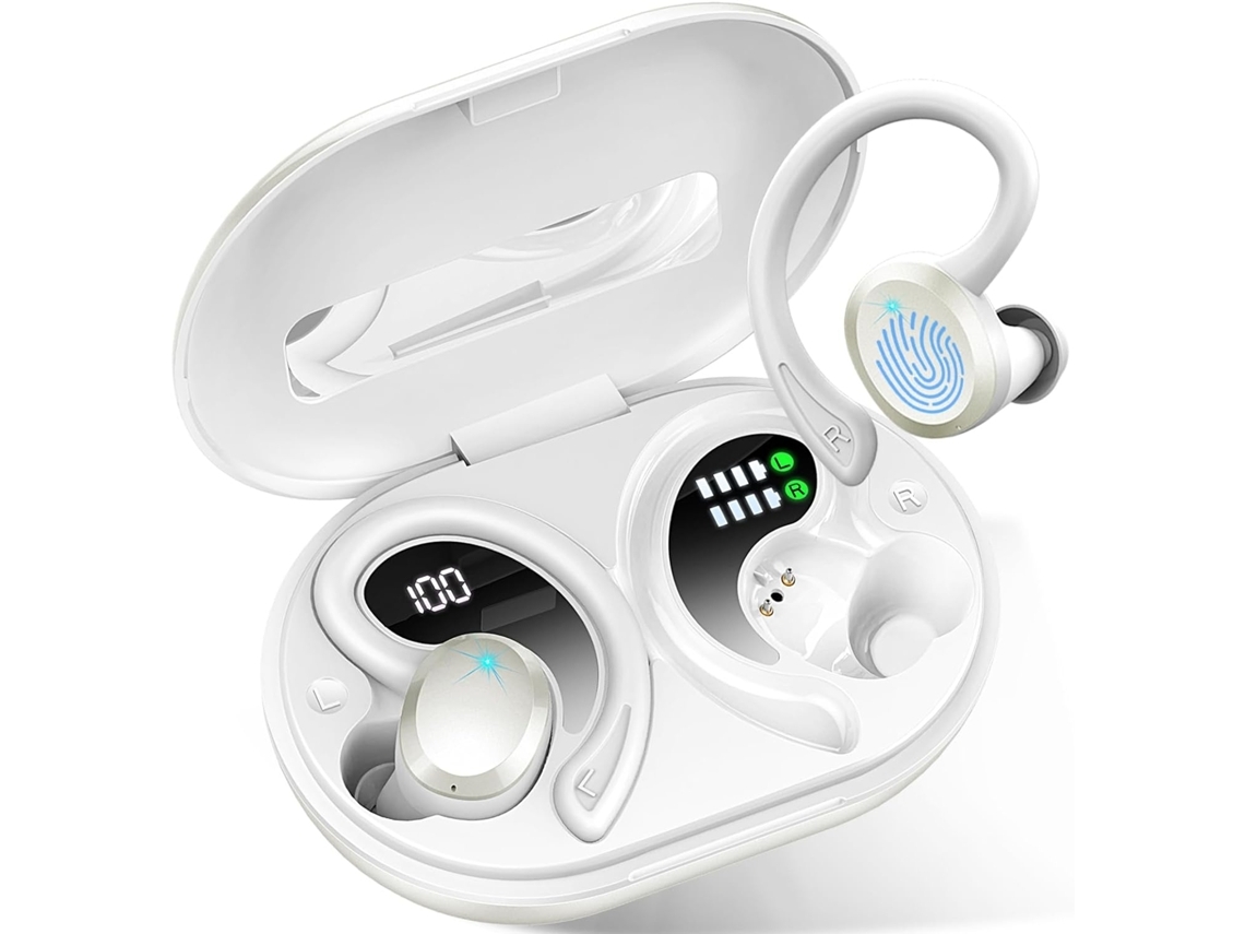Auriculares Deportivos Bluetooth Micrófono Estéreo con Cancelación De Ruido Bluetooth 5.3 Ip7 Impermeable Adecuado para Ejercicio/YEMAESRE
