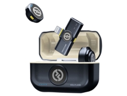Micro Cravate Hollyland Lark M2 para iPhone y iPad, certificación MFI, Plug &amp; Play, cancelación de ruido, muestreo de 24 bits a 48 kHz, color negro