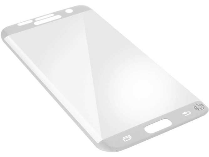Protector de Pantalla FORCE GLASS Samsung Galaxy S7 Edge Blanco