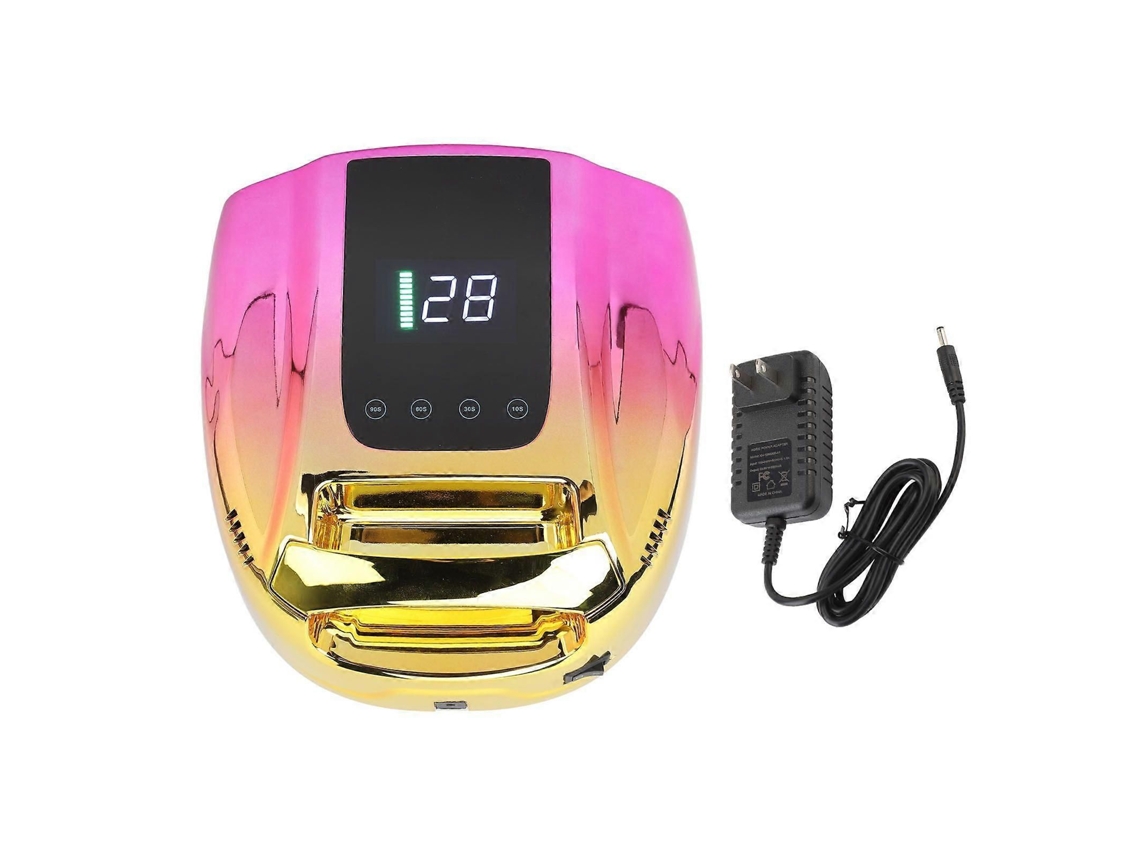 Lâmpada Led Para Unhas Em Gel, Secador De Unhas, Infravermelho, Display Digital Lcd, Ferramenta Portátil Para Manicure, 96w, 100-240v, Degradê Do