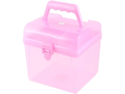 Caja de herramientas portátil rosa CHABERLU con asa