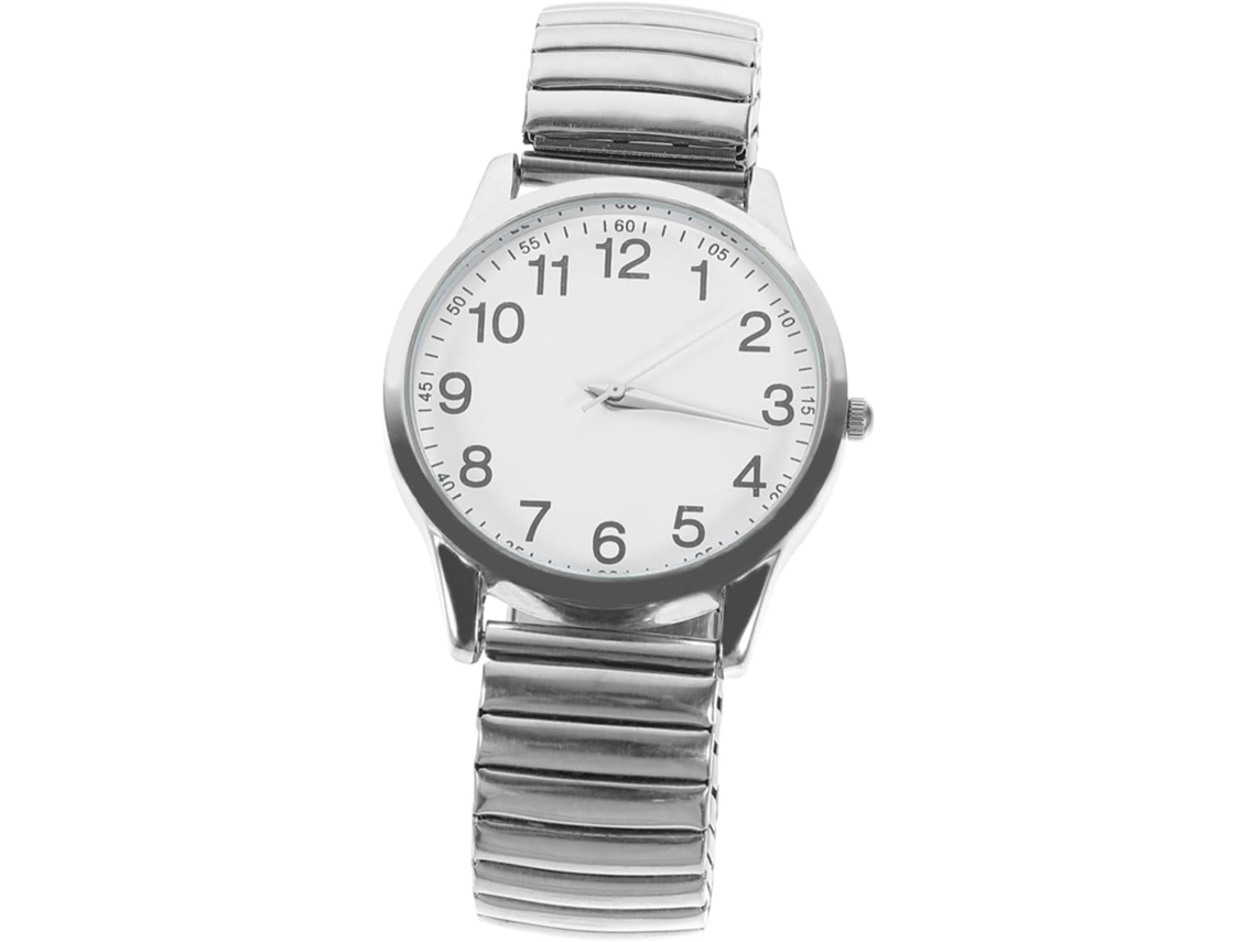 Reloj Cuarzo Esfera Grande Resistente Números Luminosos Personas Mayores Mujeres Diseño Moderno Adecuado