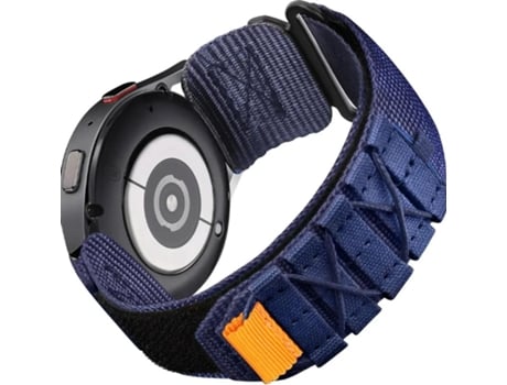 Correa Nylon Militar para Samsung Galaxy Watch4 44Mm Azul ¡ANTIMPACTO!