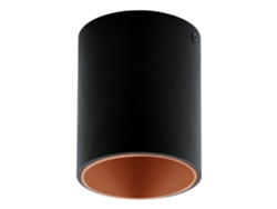 SPT EGLO POLASSO 3.3W DM100MM PRETO. NOZ