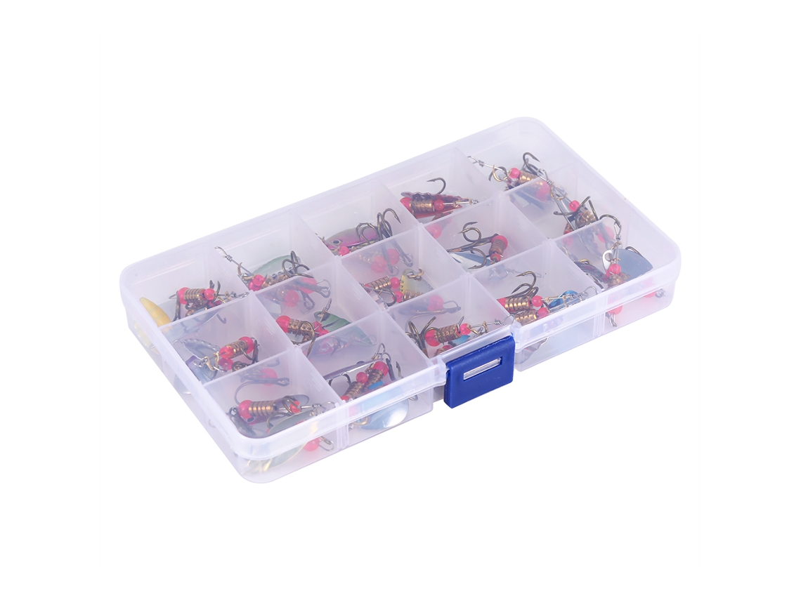 Kit De 30 Señuelos De Pesca Coloridos Con Anzuelo Triple - Accesorio Para Pesca Al Aire Libre