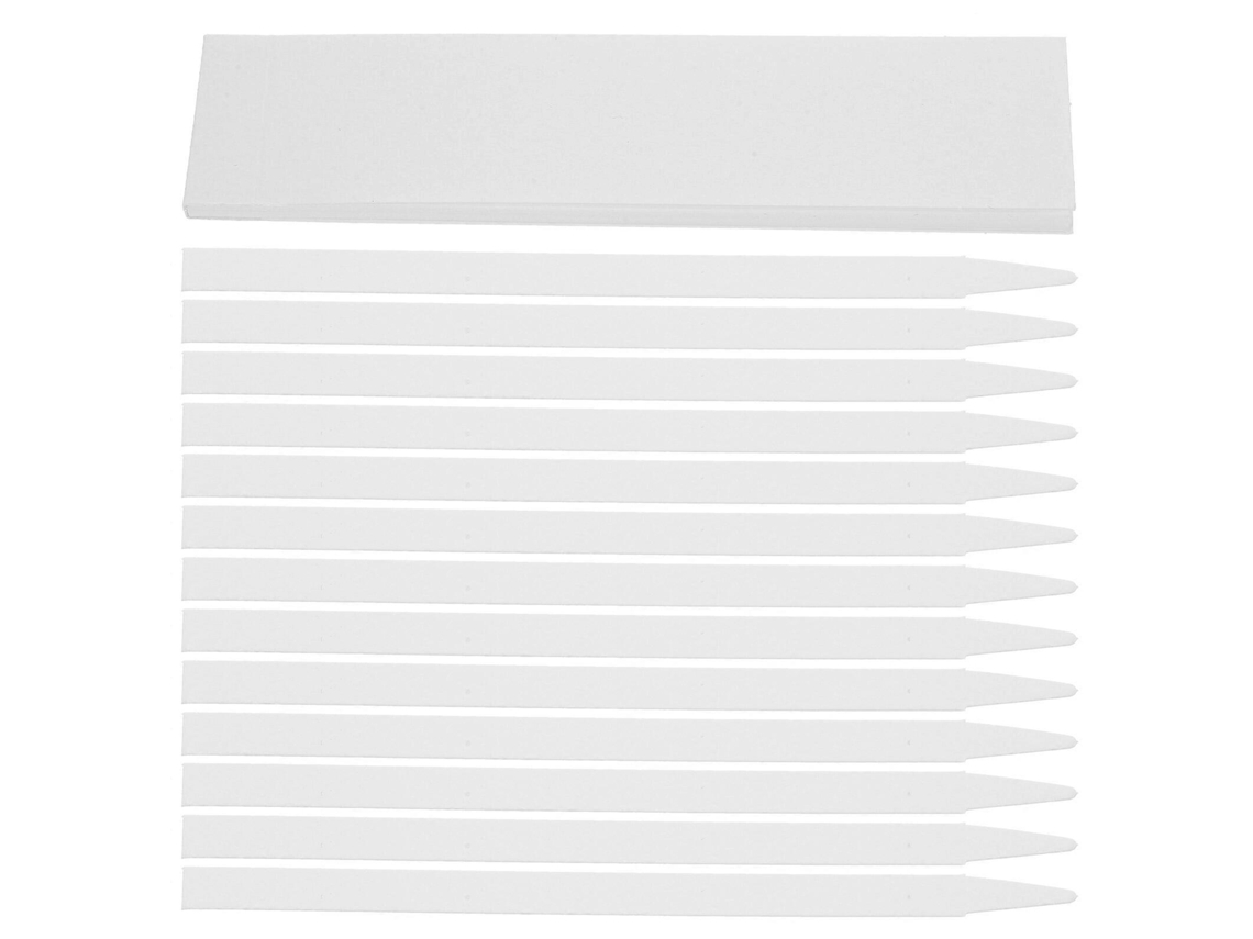Omni-50 Tiras De Prueba De Perfume Blancas Para Aromaterapia Y Fragancias 15,50x3,50x0,04cm Blanco