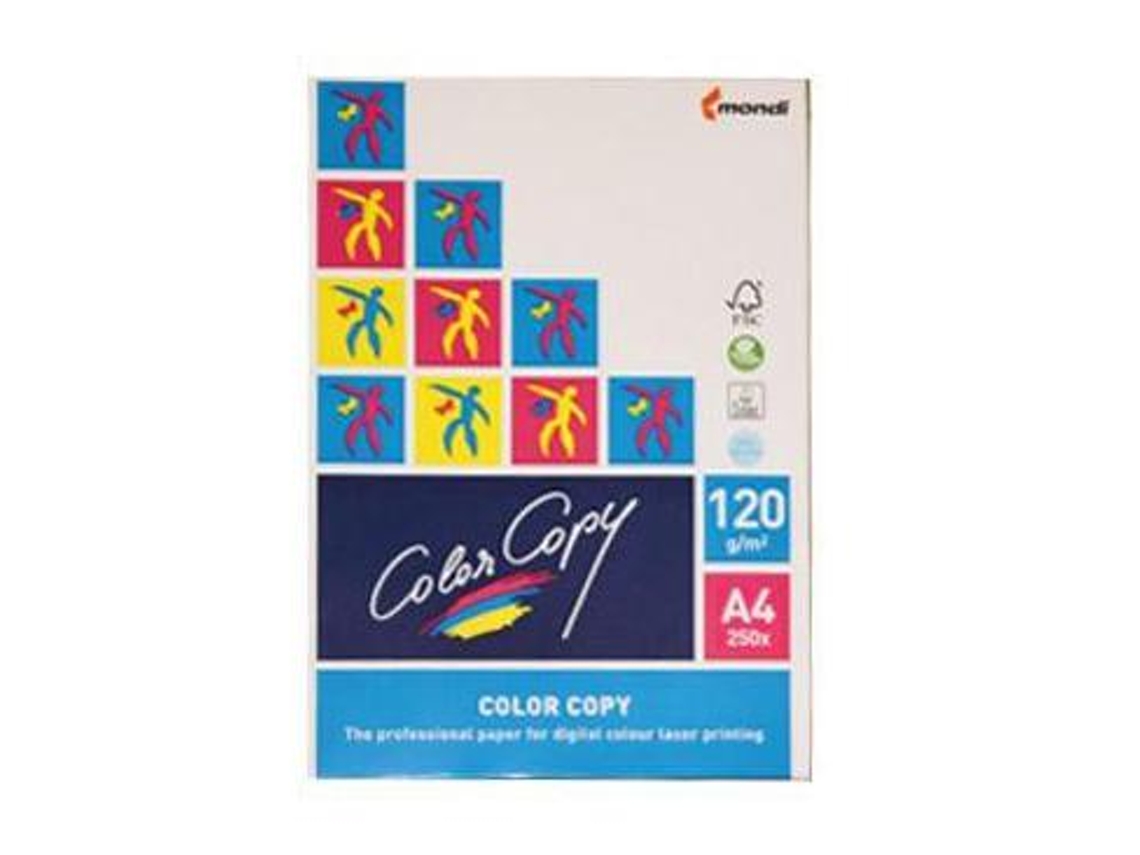 Papel Color Copy Brilhante A4 250 Fls 120 Grs