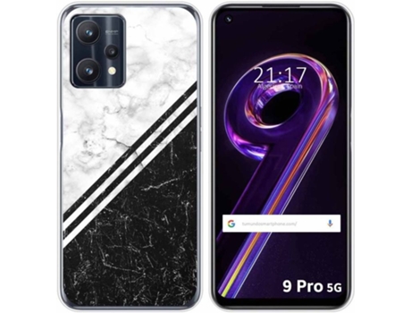 Carcasa para Realme 9 Pro 5G TUMUNDOSMARTPHONE Dibujos Mármol 01 Multicolor