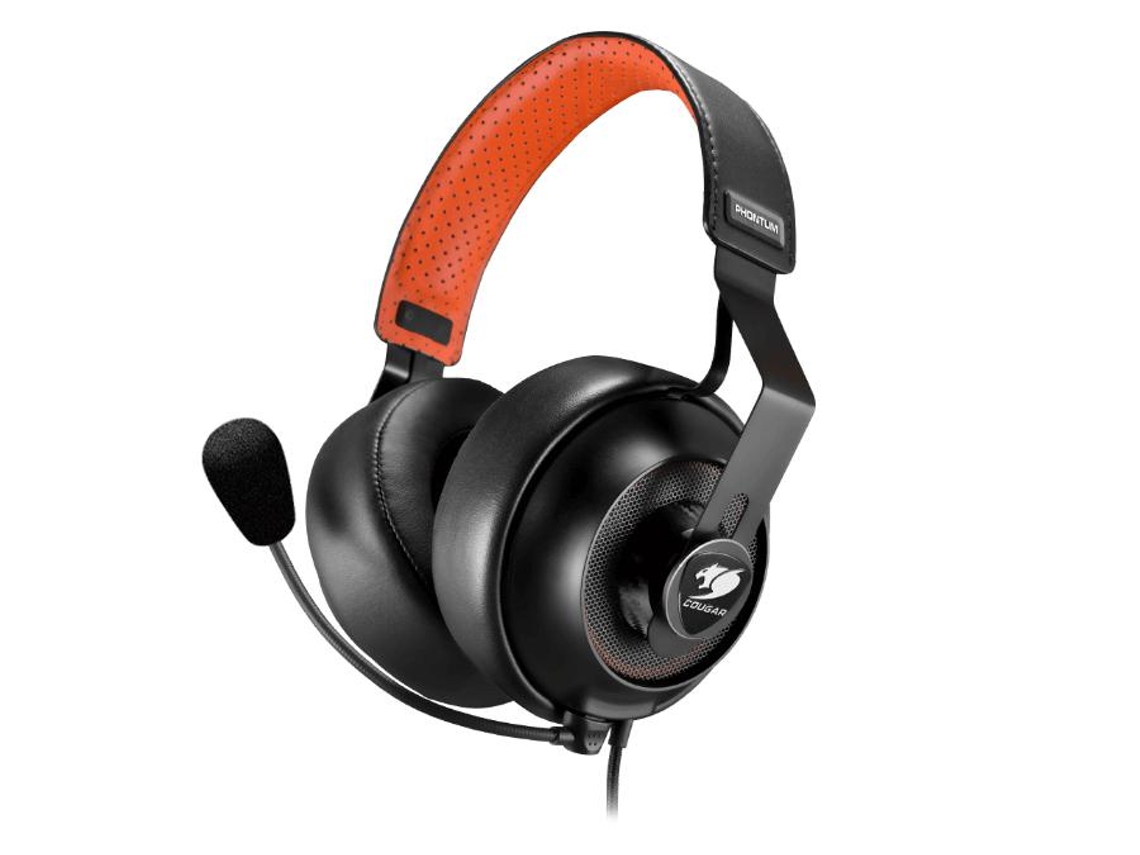 Auriculares Cougar Phontum S Stereo Graphene Micrófono 9.7Mm Negro